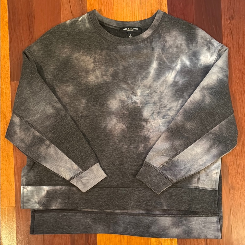 All At Once | Tie-Dye Crewneck Sweatshirt | Size Small